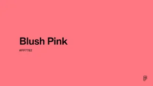 blush pink