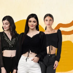 black crop top