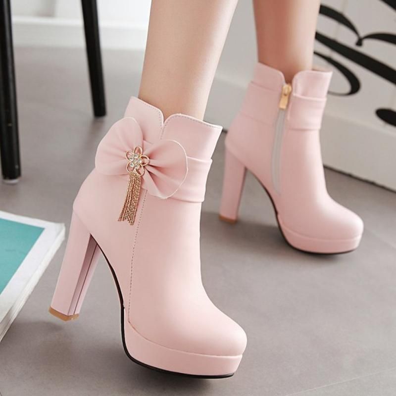 pink boots