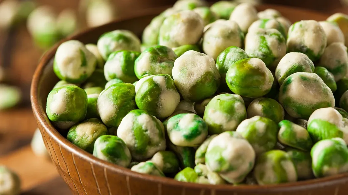 wasabi peas